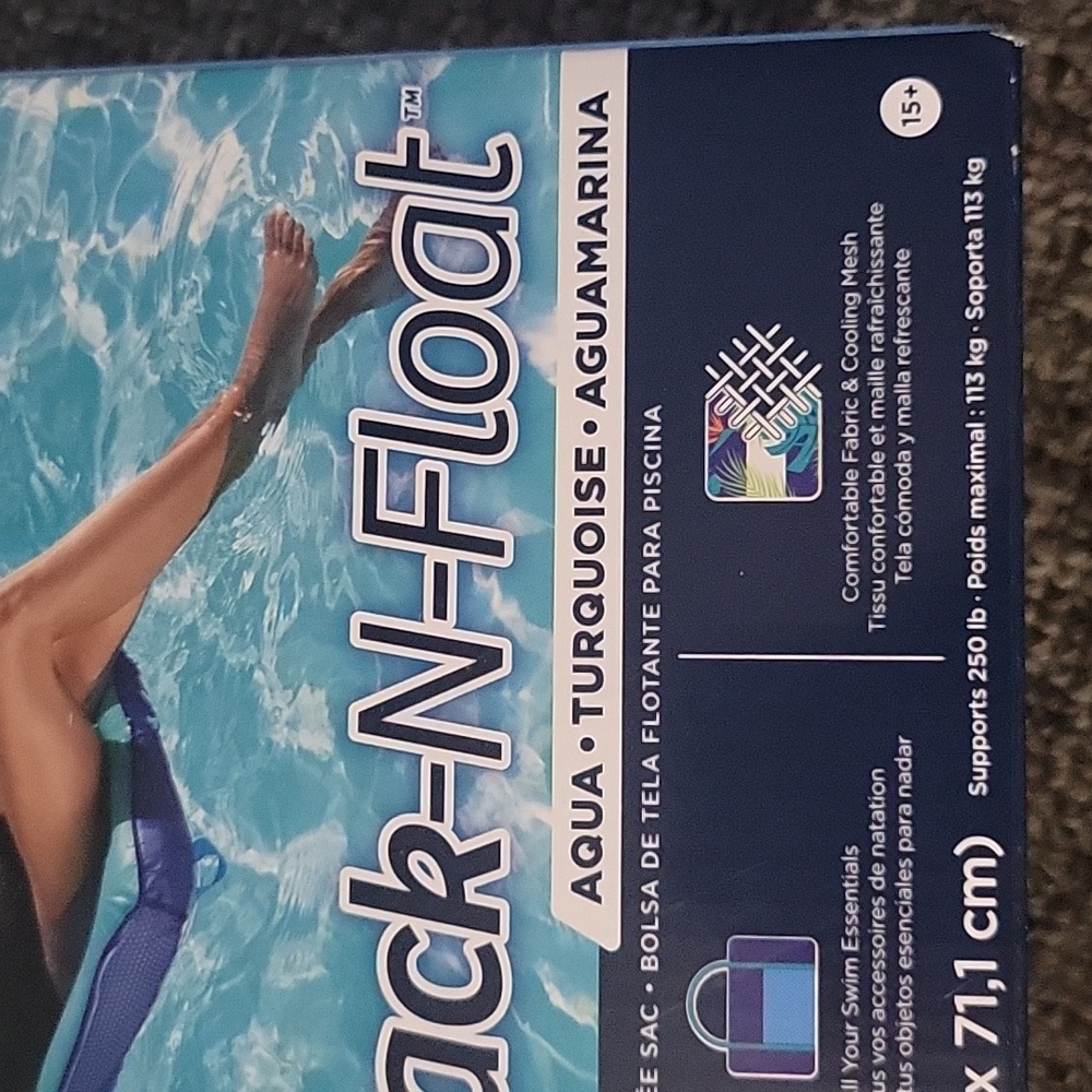 Swimways pack-n-float, aqua - Picture 4 of 8